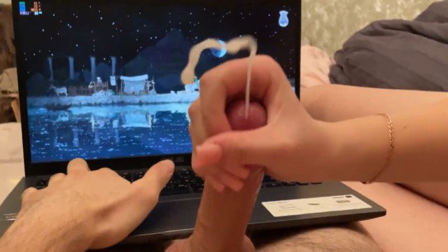 Stepsister Makes Me Play Her Favorite Game - Long Handjob