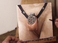 Sissy Thigh Oiling - JOI of Painting Episode 128