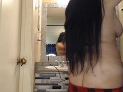 Ass Crack Saggy Shorts While Getting Ready Butt Crack - Screenshot 6 of 16 - Buttcrack