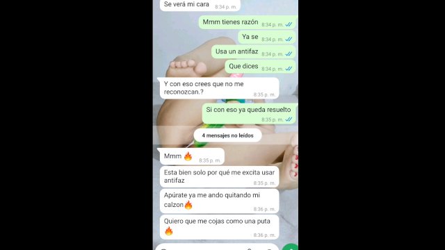 Conversación caliente porno casero Méxicano