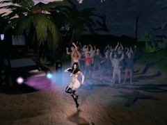 3D big boobs Asian mature milf shaking her big naturals