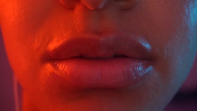Asmr up close kisses