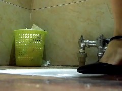 Almost peed on my skirt here  in the restroom at the venue