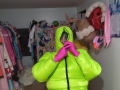 Over the Head Snowsuit and Breath hood fun