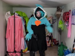 Plush Gardevoir Hoodie and PVC Layers, Breathplay, and Poke Ball Gag