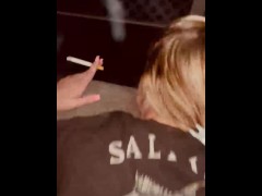 Step daddy caught me smoking and told me he wouldn’t tell if he could fuck me