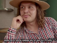 CUCK4K. Russian Teenage Girl Cheats on her PATHETICK CUCKOLD husband. Russian cuckold compilation