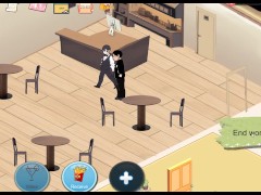 THE FIRST TIME FUCKING A CUTE 18 YEARS MAID ALL ANIMATIONS - CAFE LOVE