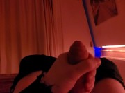 Finally unleashing my monster cock (8 inches / 20 cm) after a long day