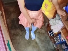 The optimal POV videos of peeing in my panties