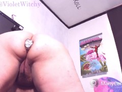 Chubby Girlfriend Shows Booty and Anal Tease