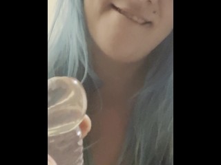 Closup JOI using my Favorite Dildo
