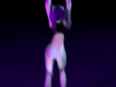 3D Asian stripper show her hot body