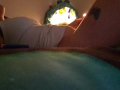 Playing with candle wax