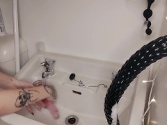 Cleaning my dirty toys after a dirty stream - Screenshot 9 of 16 - Anal Dildo
