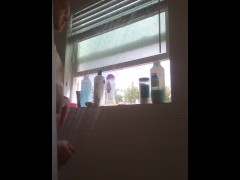 I was showering on my day off and noticed my penis was erect