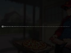 Sucking off the Subby Pizza Delivery Boy - Boyfriend ASMR