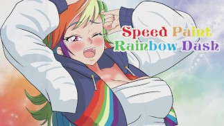 Скоростная краска - Радуга Дэш