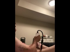 Playing with penis pump while using fur - Screenshot 2 of 16 - Fur Masturbation
