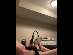 Playing with penis pump while using fur - Screenshot 7 of 16 - Penis Pump