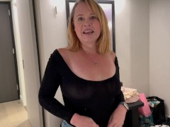 Rowing in My Sheer Shirt in Public then Masturbated Hard