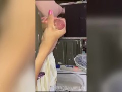 MY FIRST BIG CUMSHOT AS A TRANS GIRL (RECOVERED VIDEO)