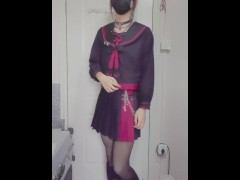 伪娘不良JK卧室自慰（完整版评论区） - Screenshot 4 of 16 - Jk