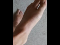 My feet hairy legs fetish