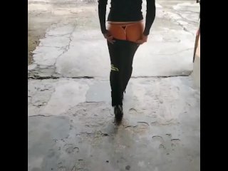 Ass milf public