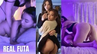 Trans Babe Does Anal with Bisexual GF  • Amateur Couple