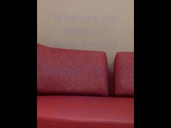 【女装コスプレ】パンチラミニスカボディコンドレス。フィーメールマスク。下着を覗く。実はブルマー。 - Screenshot 1 of 16 - Cosplay