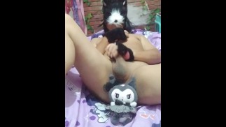 Therian Femboy Asian Soft porn Shyly Masturbating