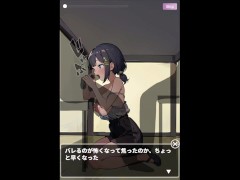 【#02 カードショップでおっぱいを見せてくれる女の子(体験版)実況】爆乳店員に逆肩車乳揉みクンニしたり、巨乳女デュエリストのおっぱい揉んで机下フェラさせたり(2DアニメーションSLGエロゲ―) 15/16
