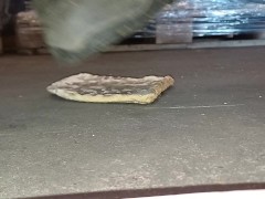 Walkover Bread Crush. Stood on and squashed under dirty boots 👣👣