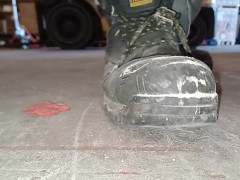 Clayman Crush Walkover, crushed by a giants boot 👣👣