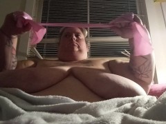 Lil working out ! - Screenshot 6 of 16 - Huge Boobs