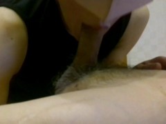 無修正　ディ―プフェラごっくん大好き淫乱熟女、不倫熟年カップル生ハメ騎乗位 - Screenshot 13 of 16 - Japanese 無 修正 熟 女