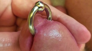 Me playing with my Prince Albert PA piercing