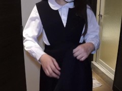 レトロ系J〇制服に濃紺ザーメンぶちまけてみた。 - Screenshot 1 of 16 - Japanese