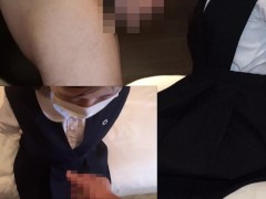 レトロ系J〇制服に濃紺ザーメンぶちまけてみた。 - Screenshot 10 of 16 - Bukkake