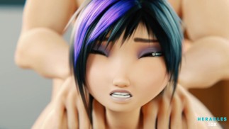 Gogo genießt seinen Schwanz