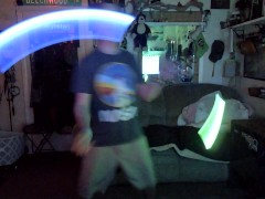 just me glow sticking