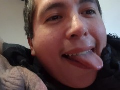 Latino Boy Sucks Stepdads cock from under desk - Screenshot 15 of 16 - Blowjob Cum In Mouth
