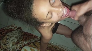 Impossível Você Não Gozar Com Esse Boquete, Ela Pediu pra Toma Leite No Rosto