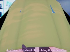 Angie from Danganronpa Gives You A Footjob Hentai POV