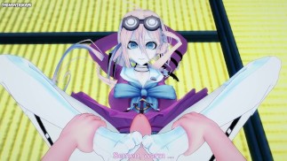 Miu Iruma from Danganronpa Gives You A Footjob Hentai POV