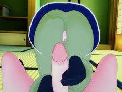 Tsugumi from Nisekoi Gives You A Footjob Hentai POV