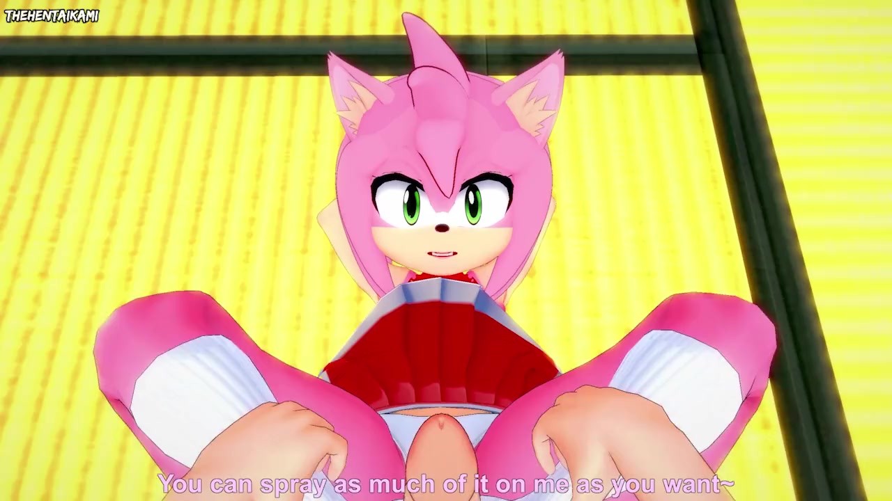 Amy rose footjob