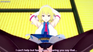 Cassandra из Soul Calibur дает вам хентай футджоб POV