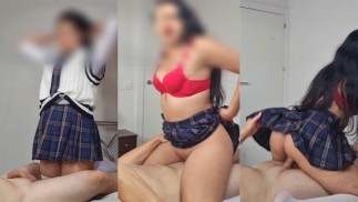 Mexican Schoolgirl Fucking Her Teacher At Home! Amateur Sex Cum In Her Big Ass